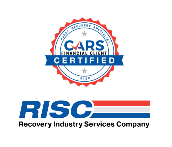 CARS Financial Client Certified and RISC Recovery Industry Services Company
